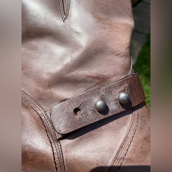 Spirit by Lucchese Boots Women’s US 10 Brown Leather Riding Western Cowboy - Picture 14 of 16